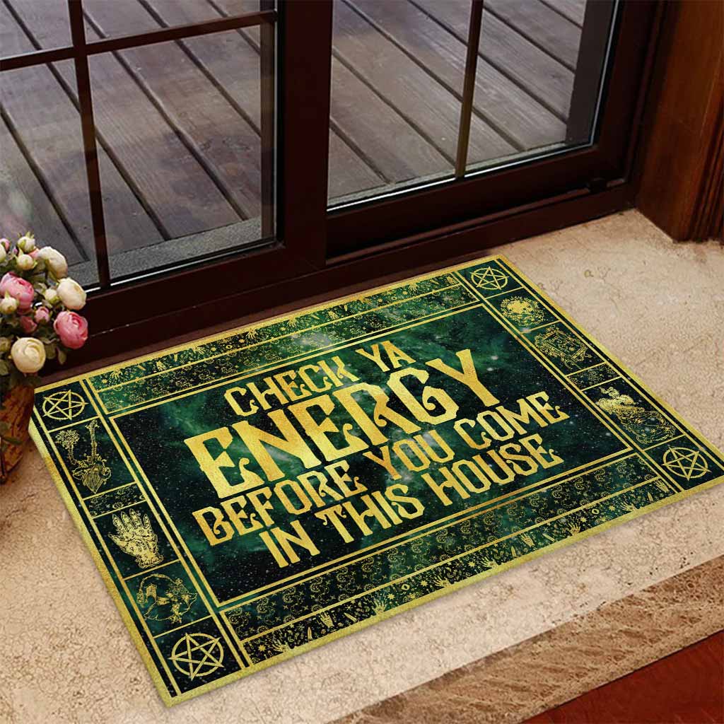 Check Ya Energy - Witch Doormat
