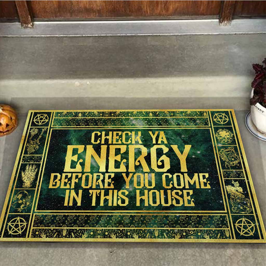 Check Ya Energy - Witch Doormat
