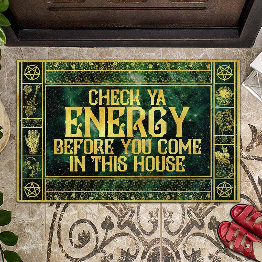 Check Ya Energy - Witch Doormat