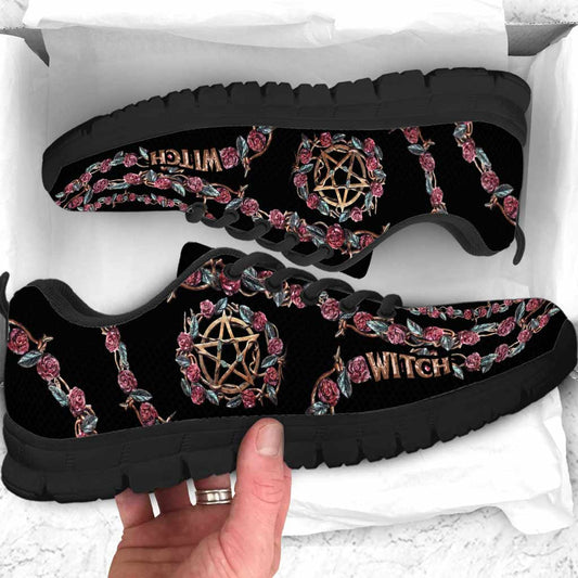 Mystical Witch 3D Pattern Print Sneakers