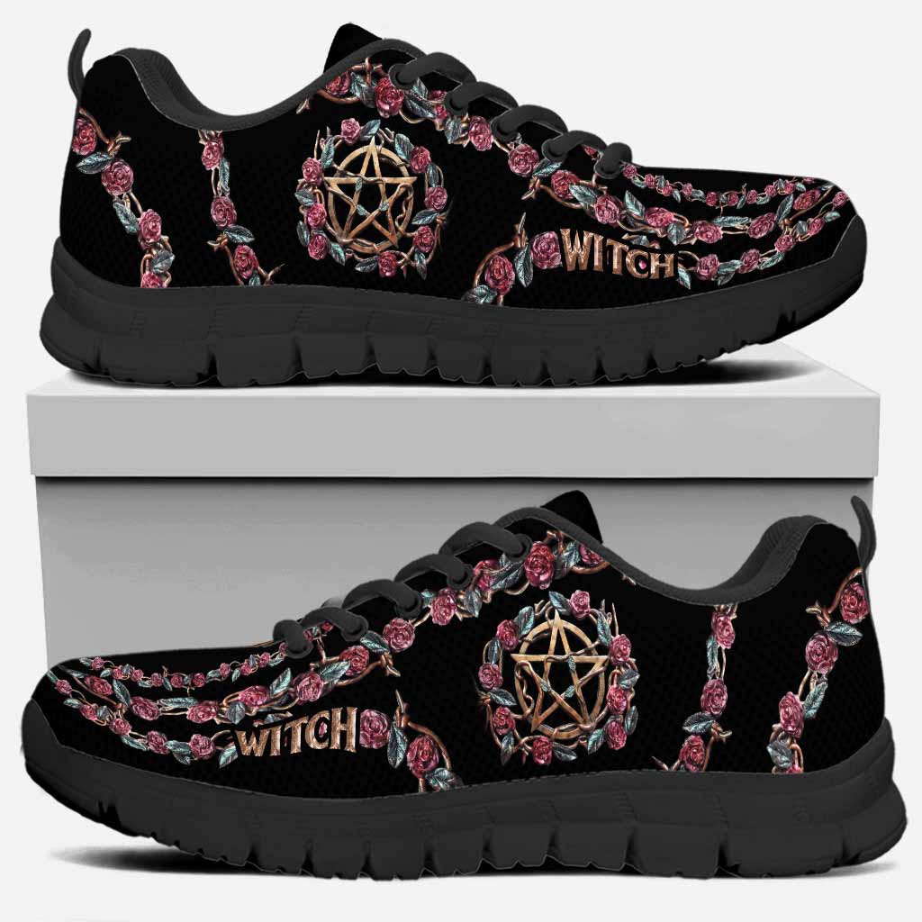 Mystical Witch 3D Pattern Print Sneakers