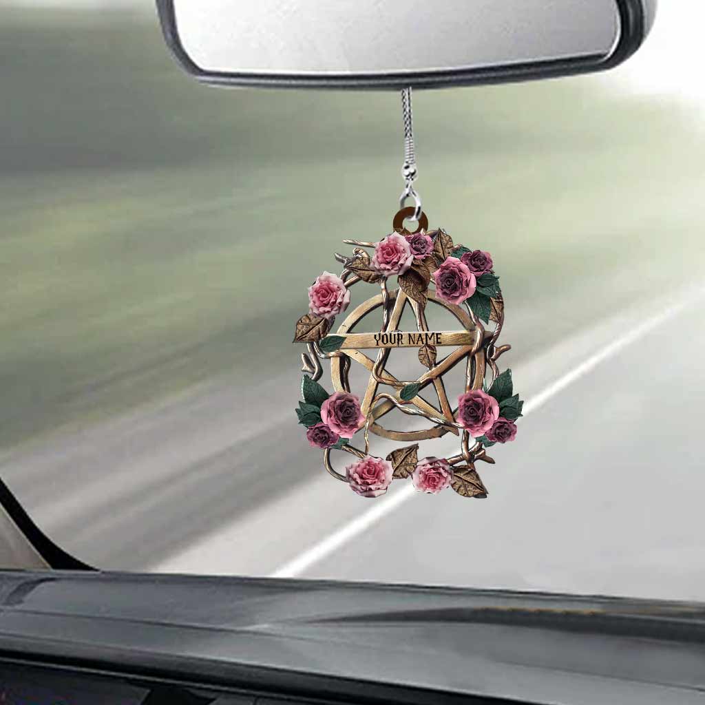 Mystical Witch Personalized Two-Sided Car Ornament