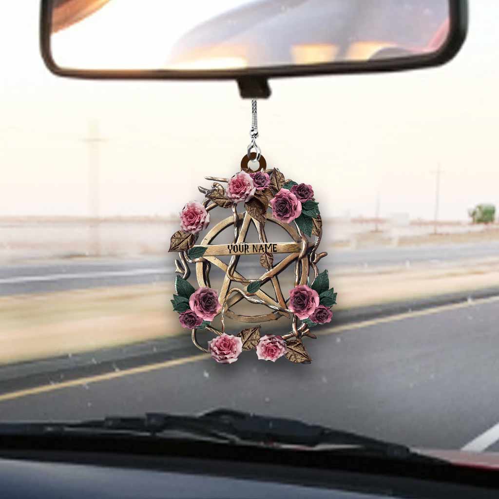 Mystical Witch Personalized Two-Sided Car Ornament