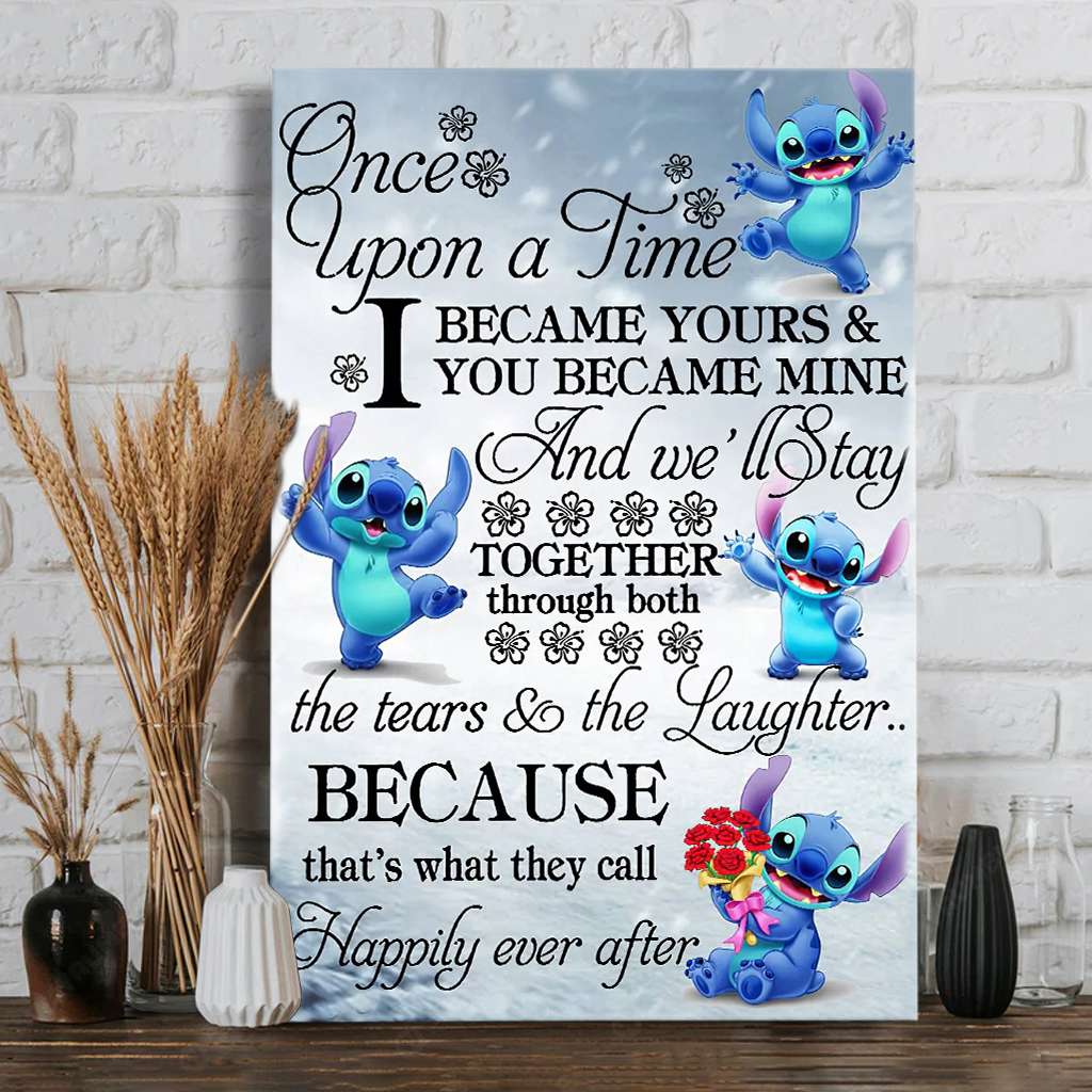 Happily Ever After Ohana Canvas And Poster 1122