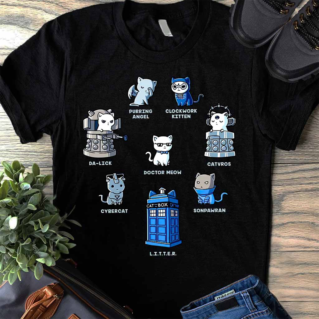 Cats And The Box - T-shirt and Hoodie 1122