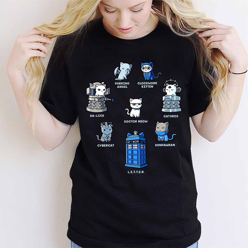 Cats And The Box - T-shirt and Hoodie 1122