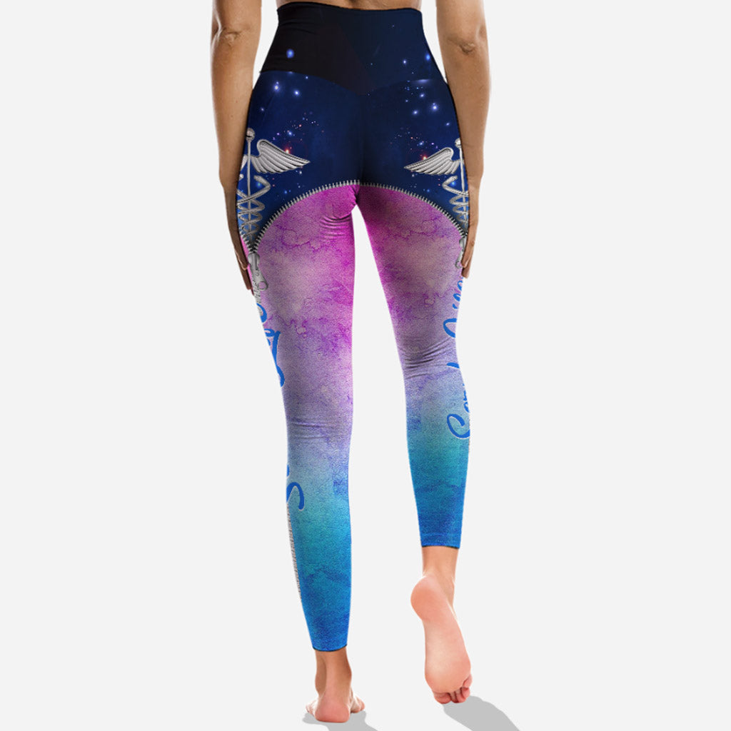 Nursing In My Veins - Personalized Nurse Hoodie and Leggings