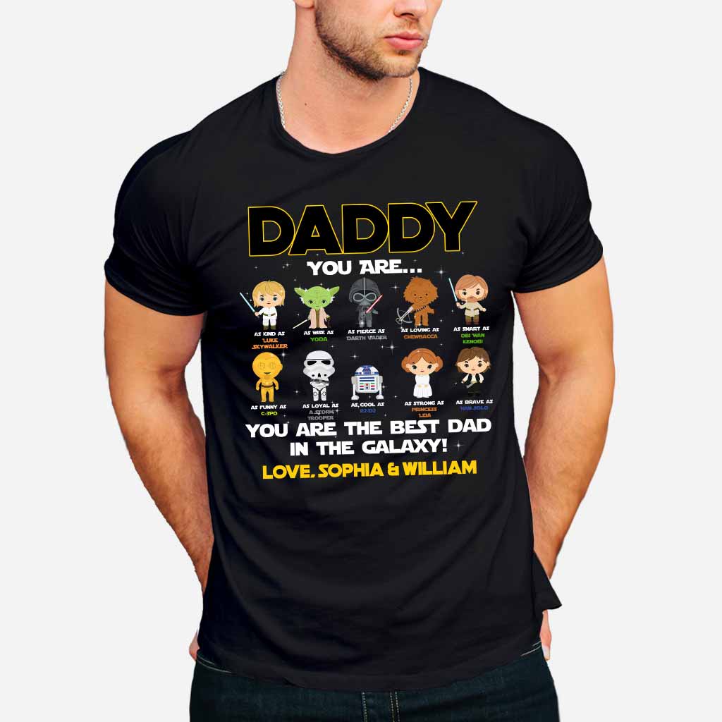 Daddy You Are - Personalized Father's Day The Force T-shirt and Hoodie