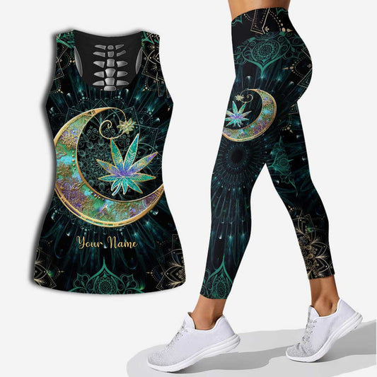 Dream High - Personalized Weed Hollow Tank Top and Leggings