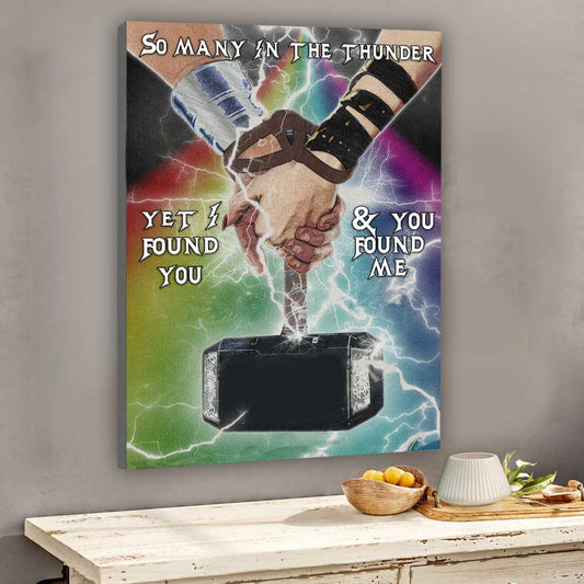 So Many In The Thunder - Personalized Canvas And Poster