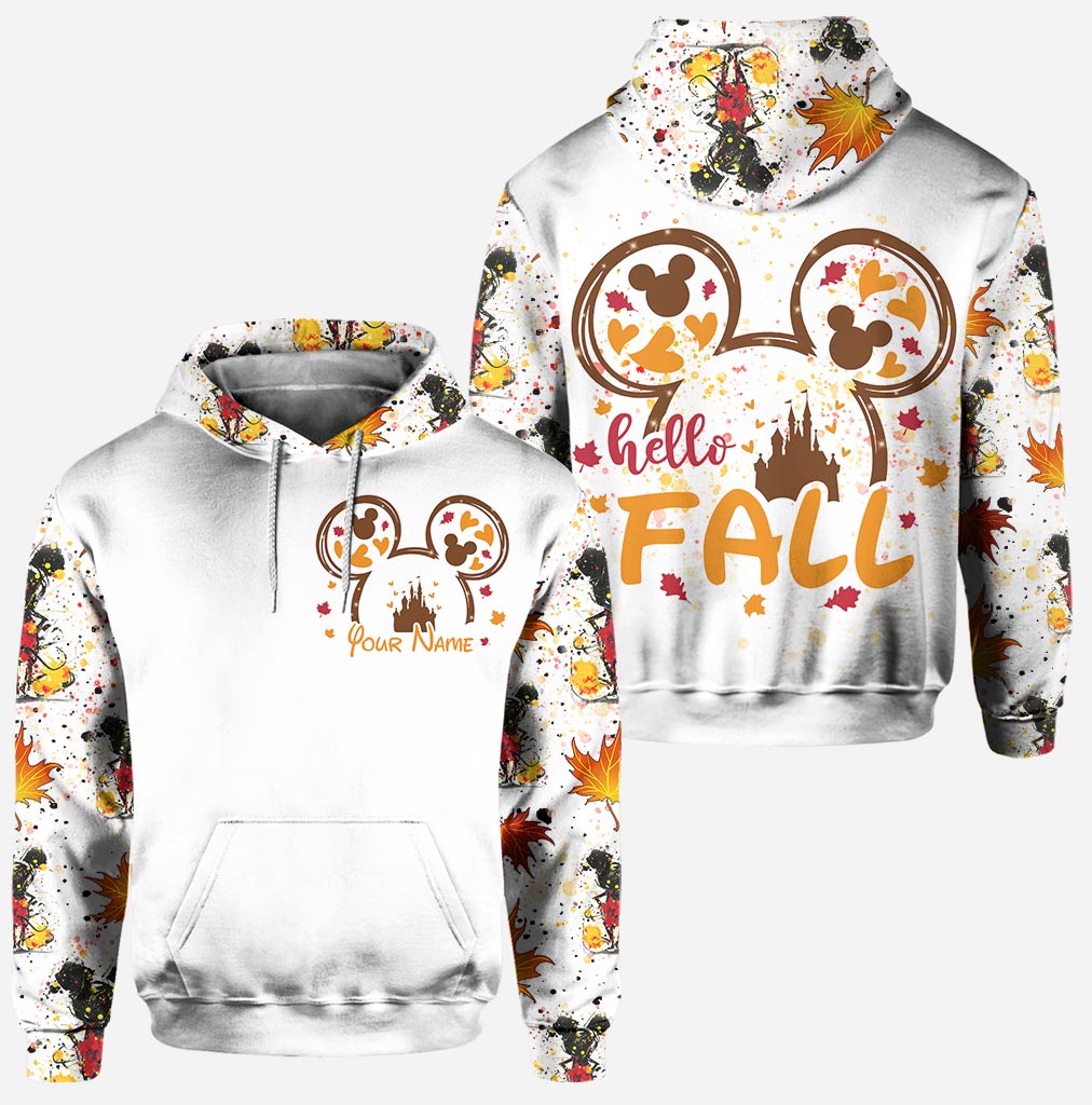 Hello Fall - Personalized Mouse Hoodie and Leggings