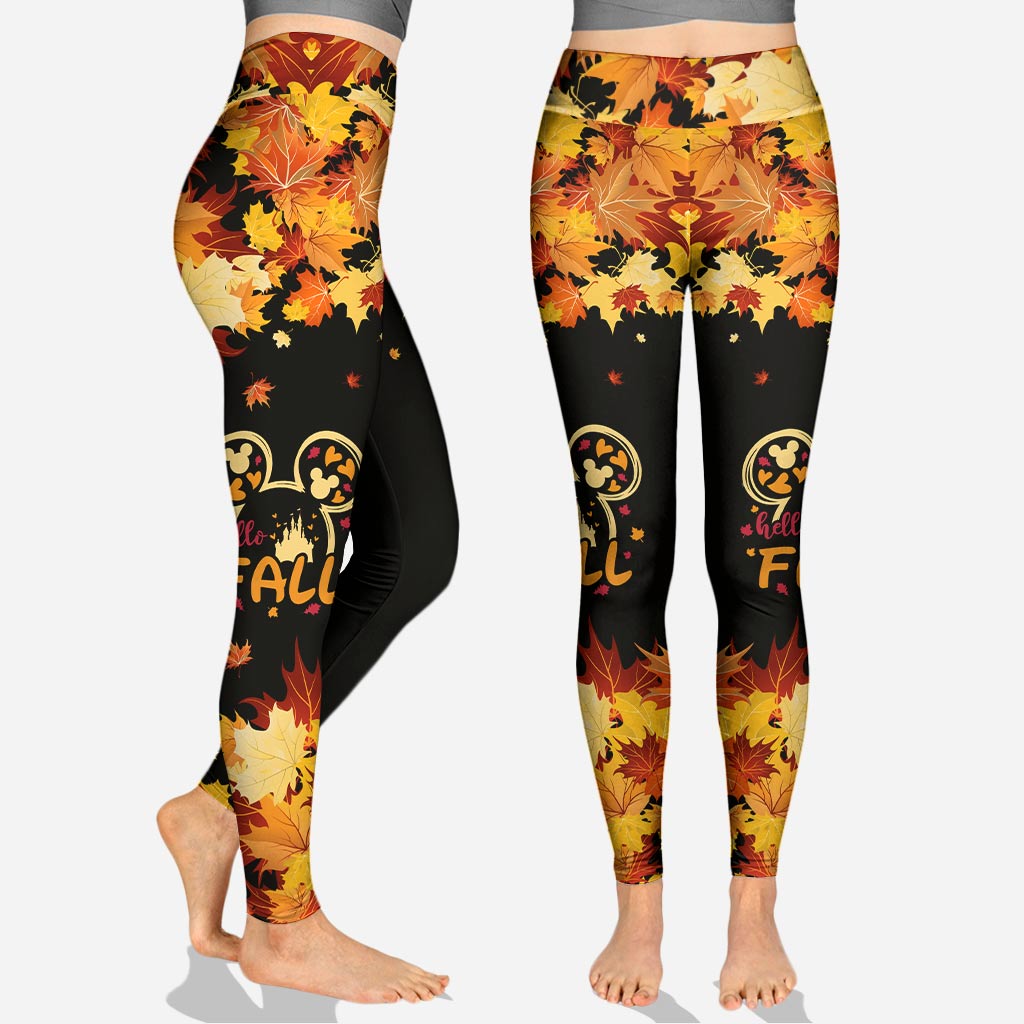 Hello Fall - Personalized Mouse Hoodie and Leggings