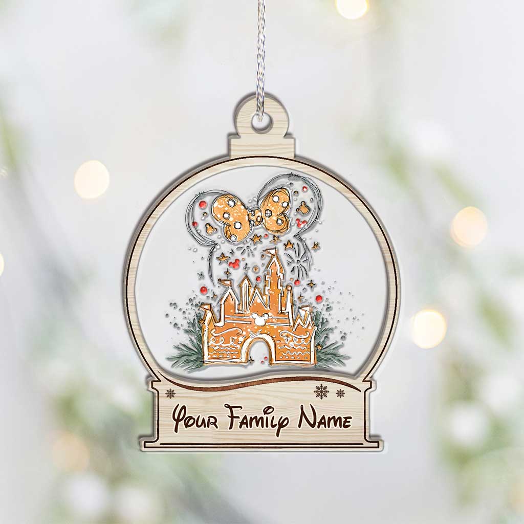 My Castle - Personalized Christmas Mouse Layers Mix Ornament