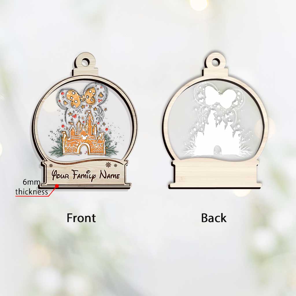 My Castle - Personalized Christmas Mouse Layers Mix Ornament