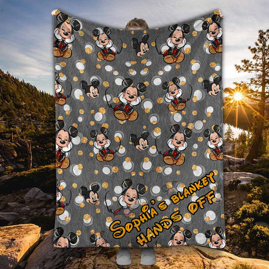 Hands Off - Personalized Mouse Blanket