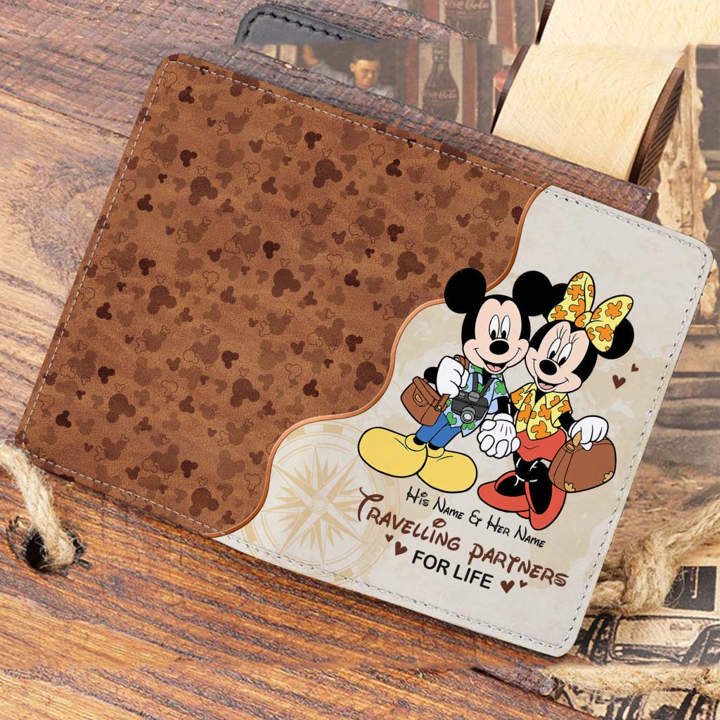 Apparently We're Trouble When We're Together - Personalized Mouse Passport Holder