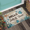 Hello Salty Lil&#39; Beach - Turtle Doormat