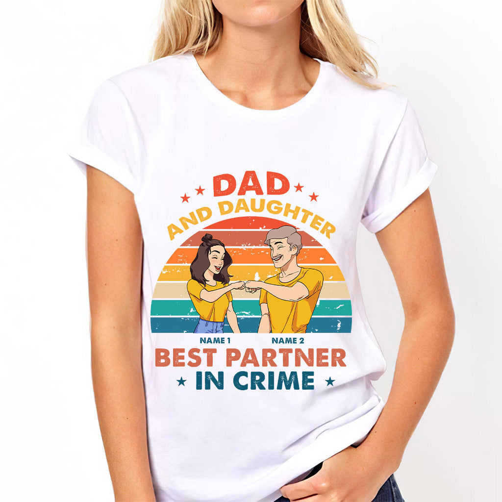 Best Partner In Crime - Personalized Father's Day T-shirt and Hoodie