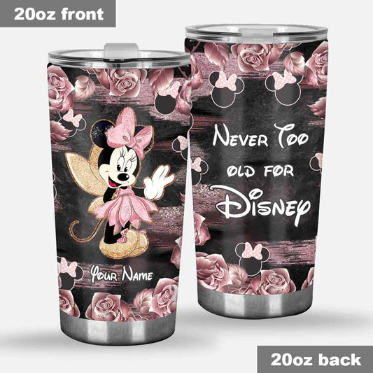 Little Pink Mouse Ears - Personalized Tumbler