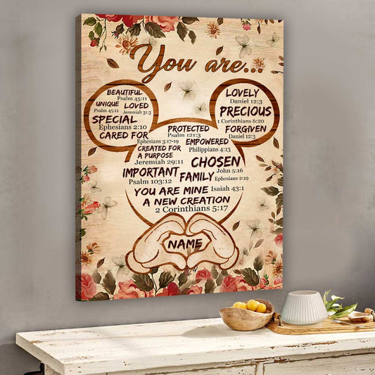 You Are ... - Personalized Mouse Canvas And Poster