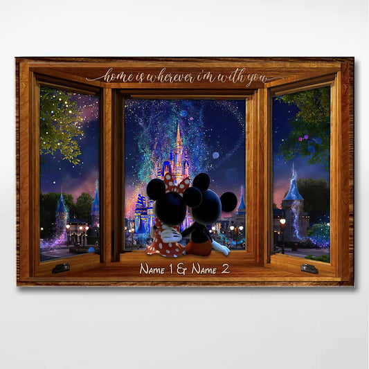 Home Is Wherever I Am With You - Personalized Mouse Poster