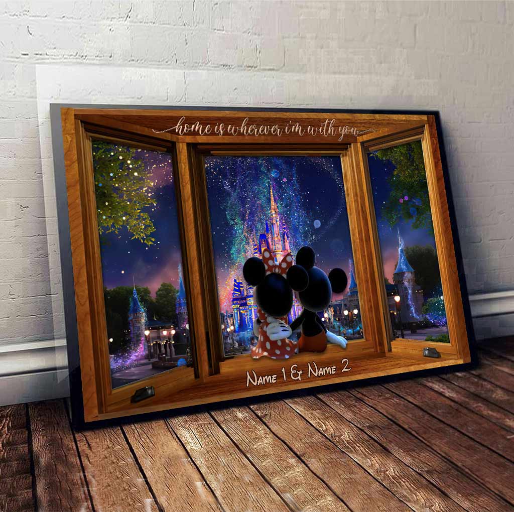 Home Is Wherever I Am With You - Personalized Mouse Poster
