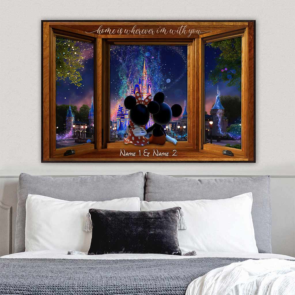 Home Is Wherever I Am With You - Personalized Mouse Poster