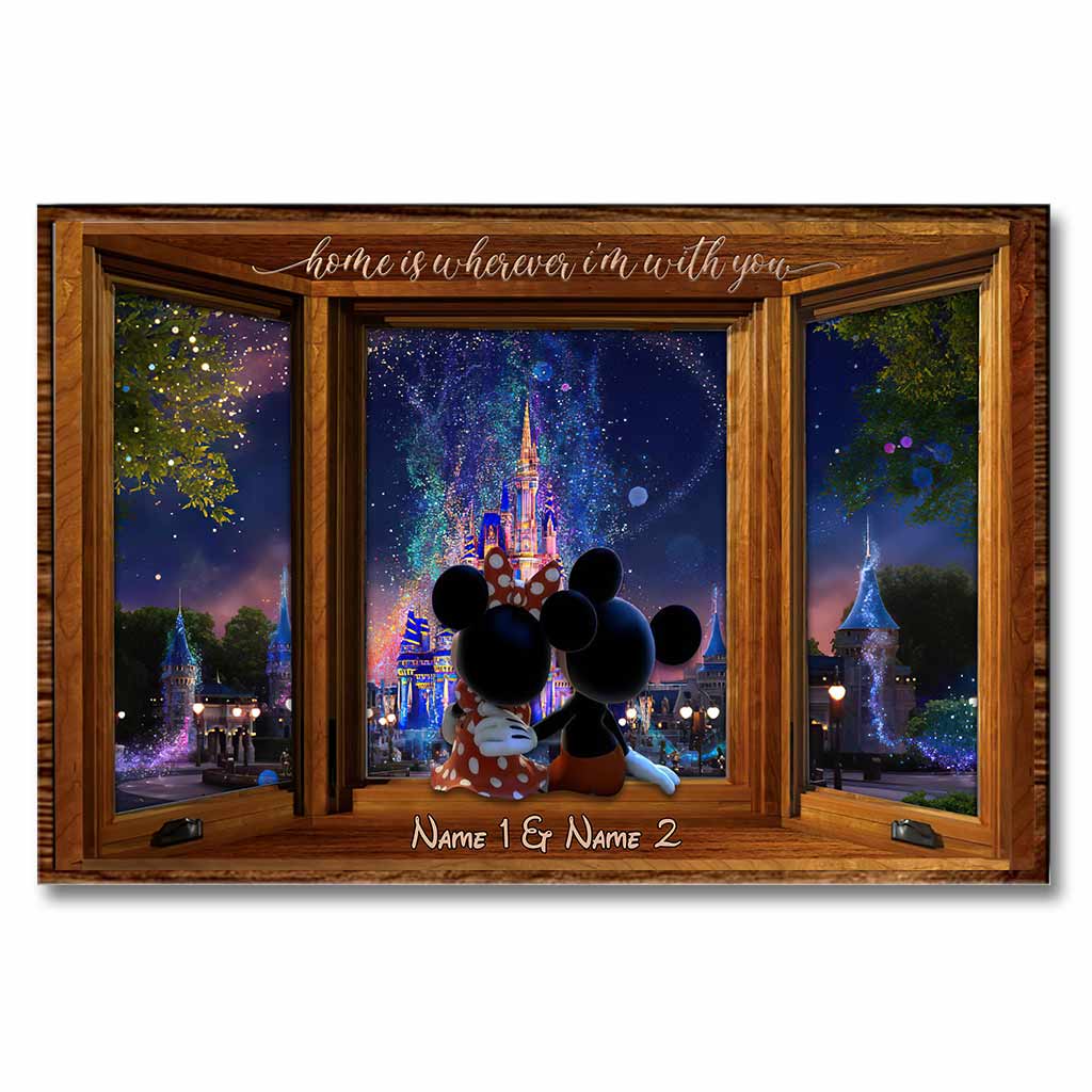 Home Is Wherever I Am With You - Personalized Mouse Poster