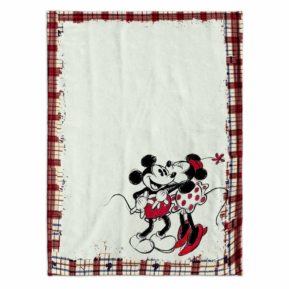 We Make The Perfect Pair - Personalized Couple Mouse Blanket