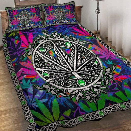 High Life - Personalized Weed Quilt Set