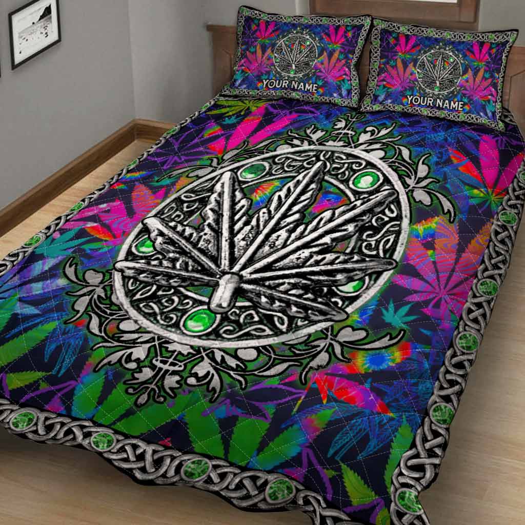 High Life - Personalized Weed Quilt Set