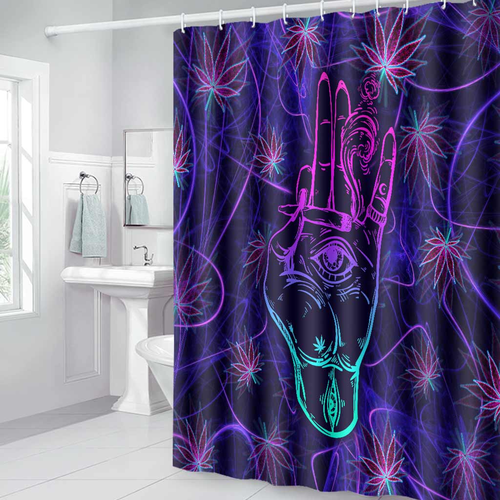 Rollin' Universe - Weed Bathroom Curtain & Mats Set