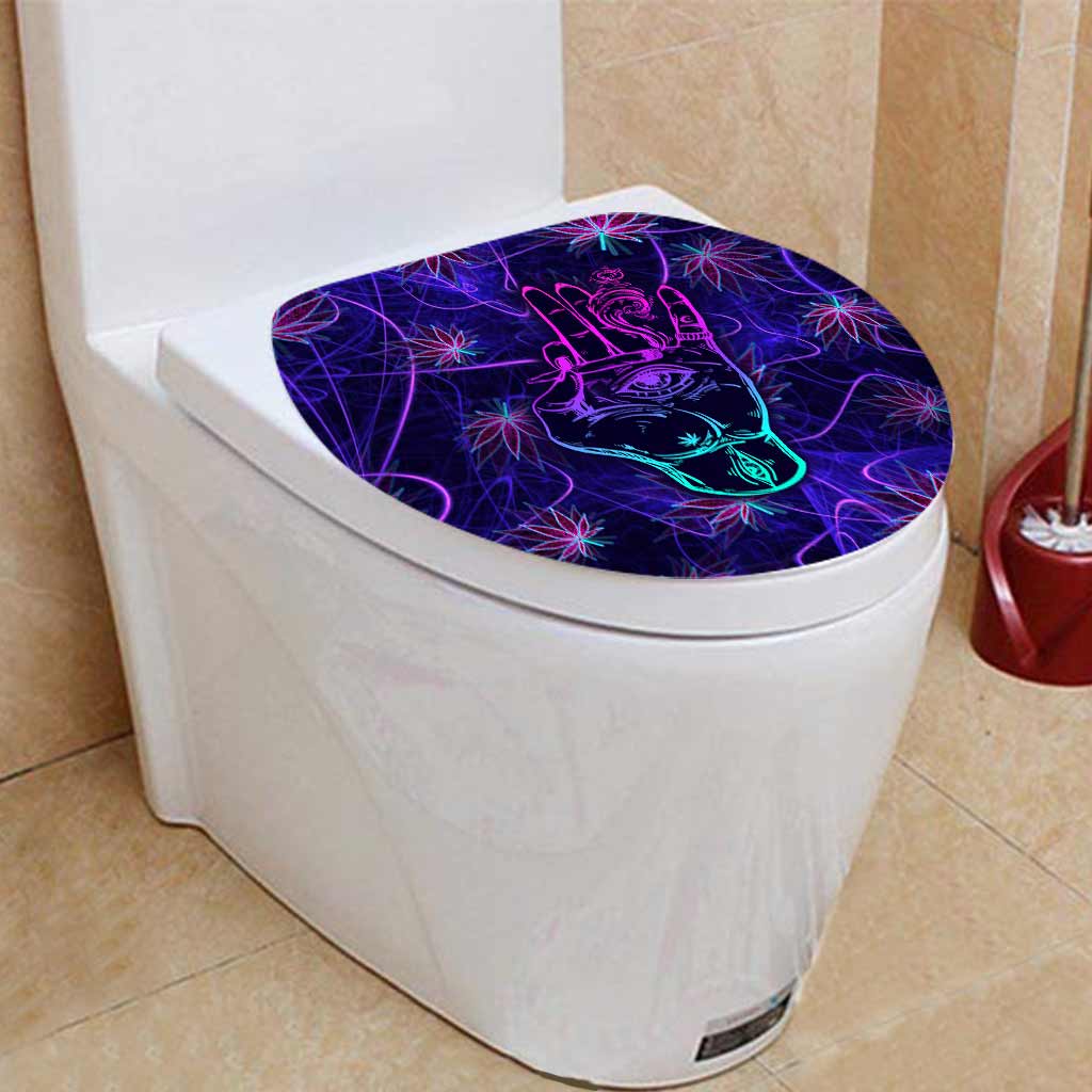 Rollin' Universe - Weed Bathroom Curtain & Mats Set