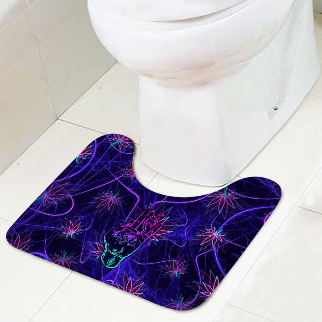 Rollin' Universe - Weed Bathroom Curtain & Mats Set