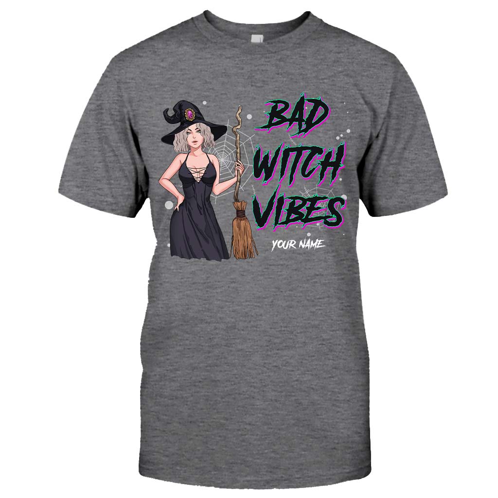 Bad Witch Vibes - Personalized Witch T-shirt and Hoodie