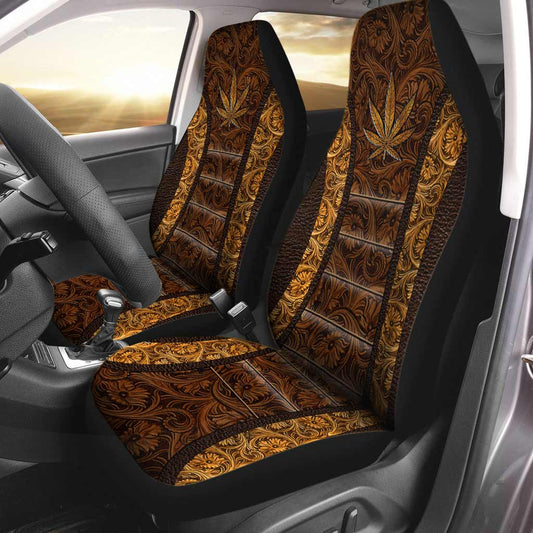 Let's Get Lit Weed - Seat Covers