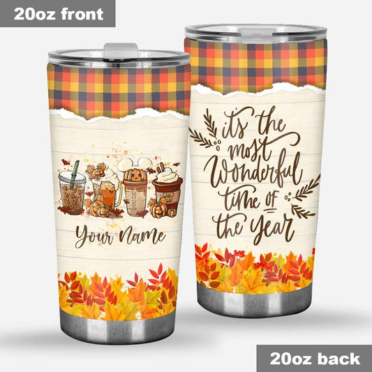 It's The Most Wonderful Time - Personalized Mouse Tumbler