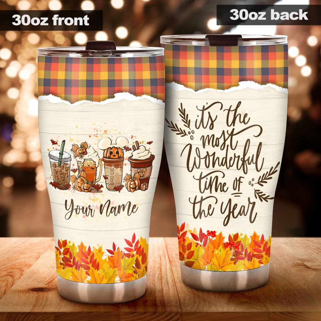 It's The Most Wonderful Time - Personalized Mouse Tumbler