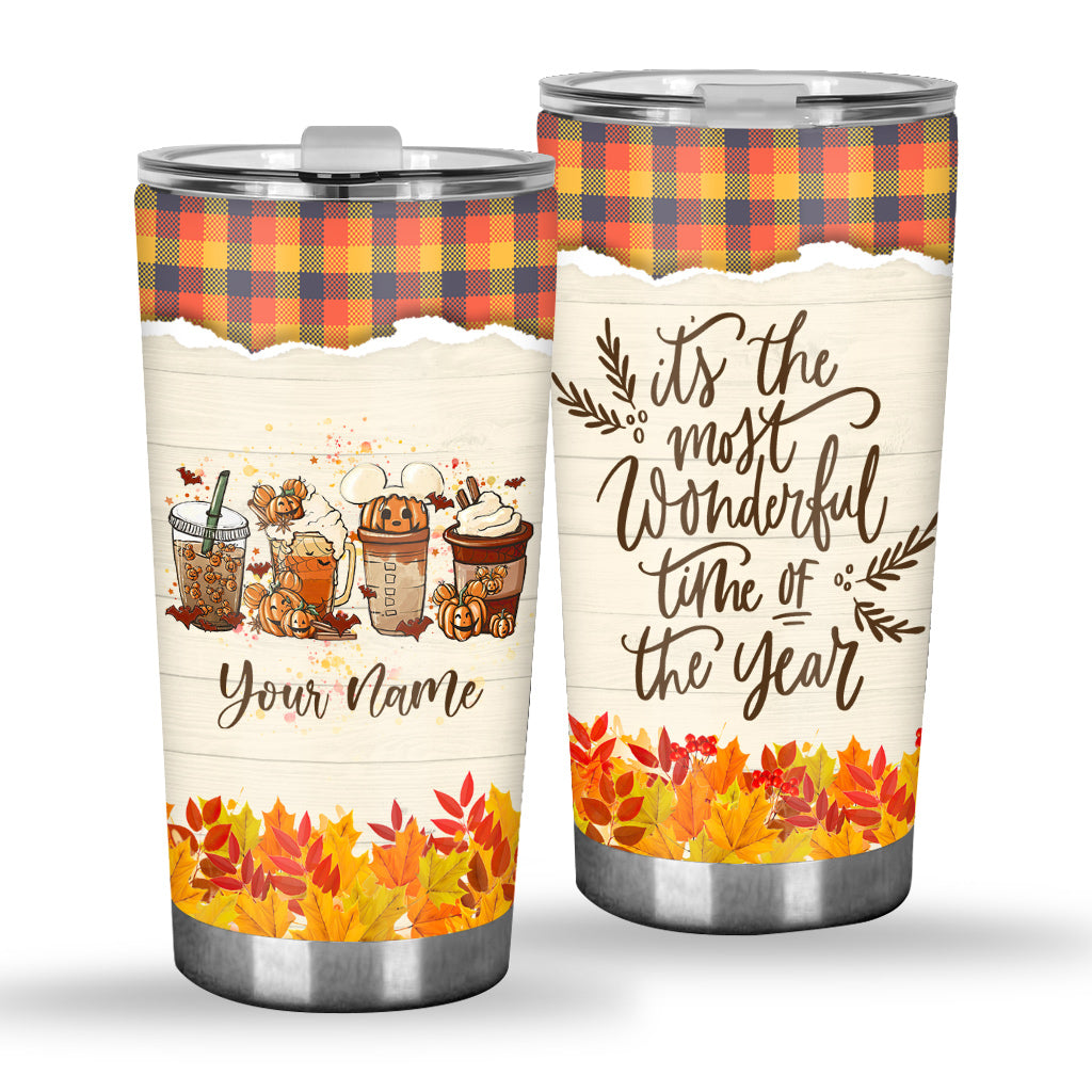 It's The Most Wonderful Time - Personalized Mouse Tumbler