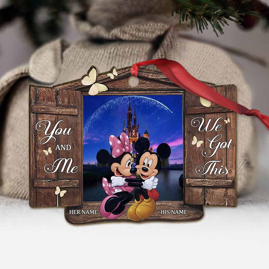 I Am Yours - Personalized Christmas Mouse Ornament (Printed On Both Sides)