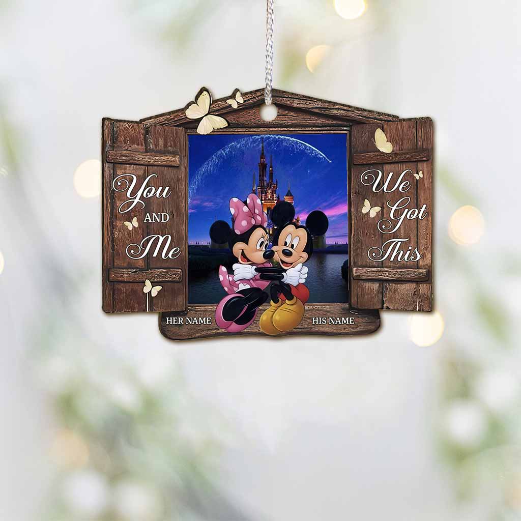 I Am Yours - Personalized Christmas Mouse Ornament (Printed On Both Sides)