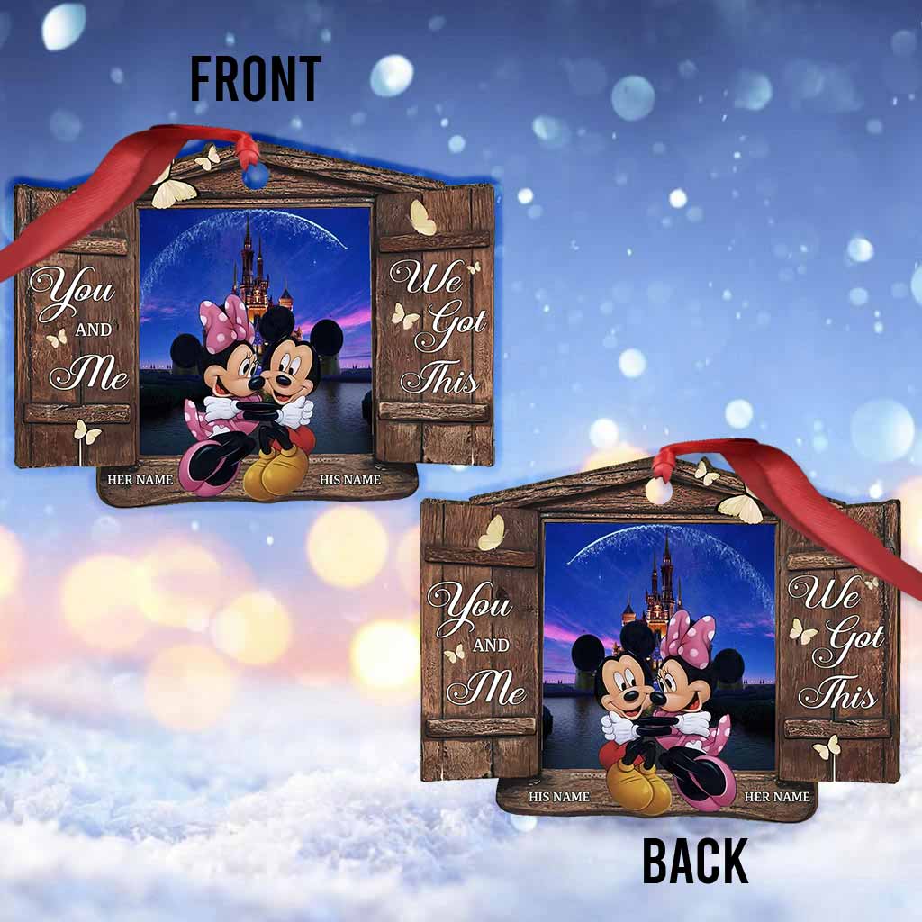 I Am Yours - Personalized Christmas Mouse Ornament (Printed On Both Sides)