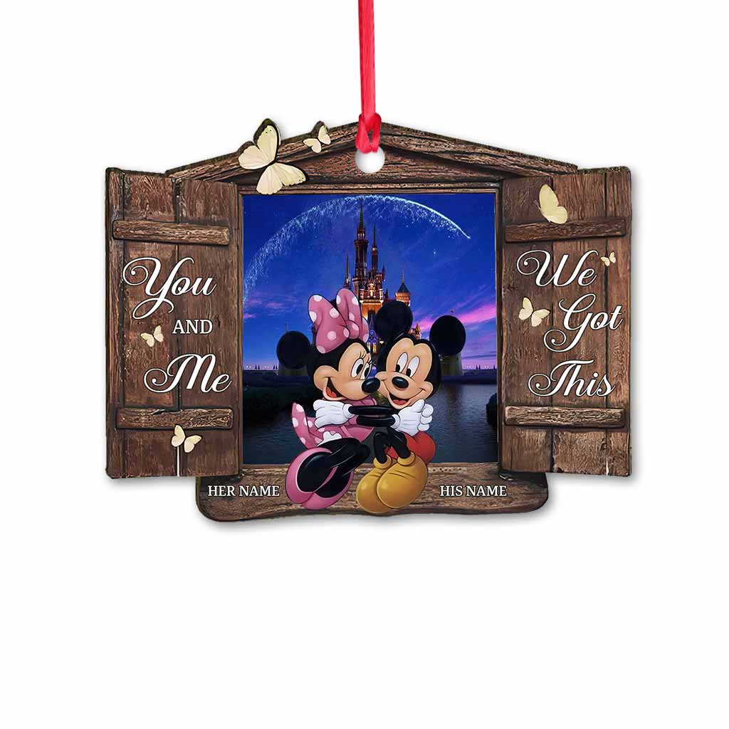 I Am Yours - Personalized Christmas Mouse Ornament (Printed On Both Sides)