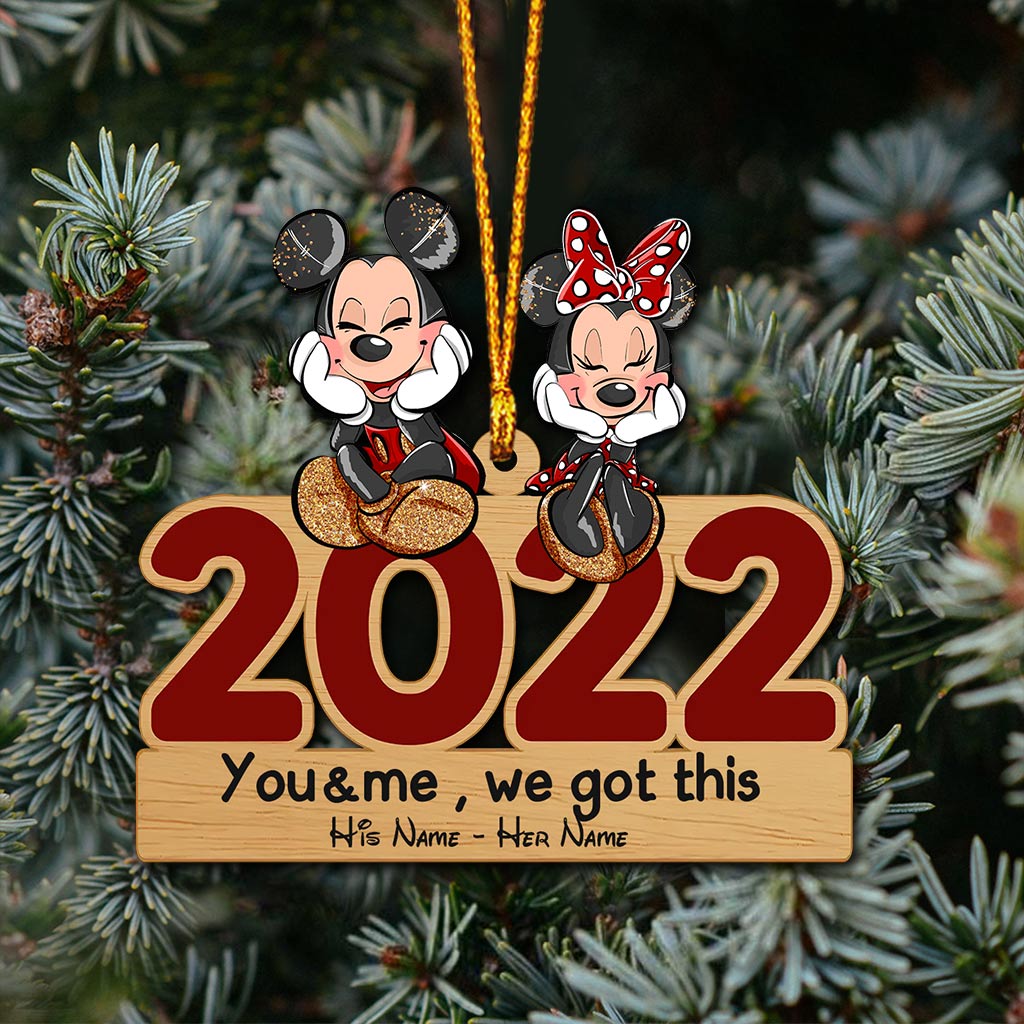 You And Me - Personalized Christmas Mouse Ornament