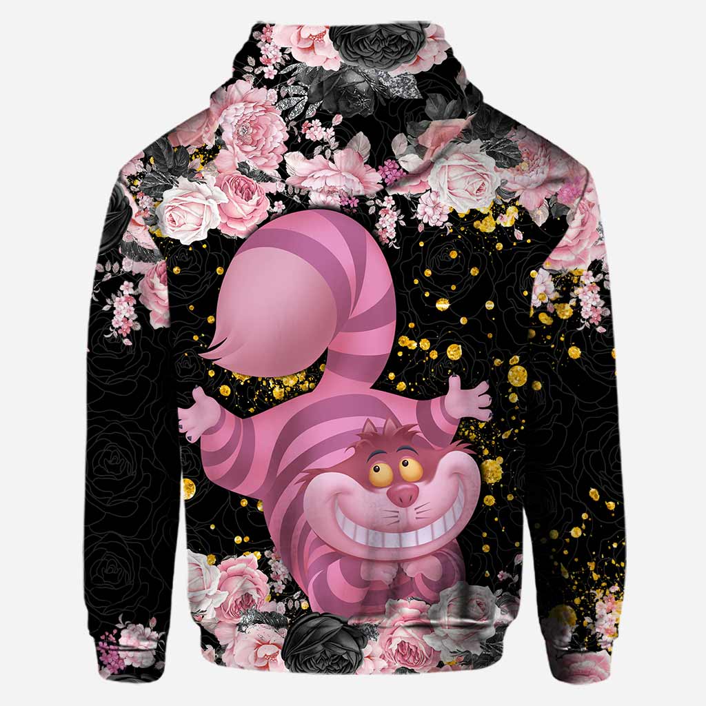 Black Pink Cat - Personalized Mouse Hoodie and Leggings