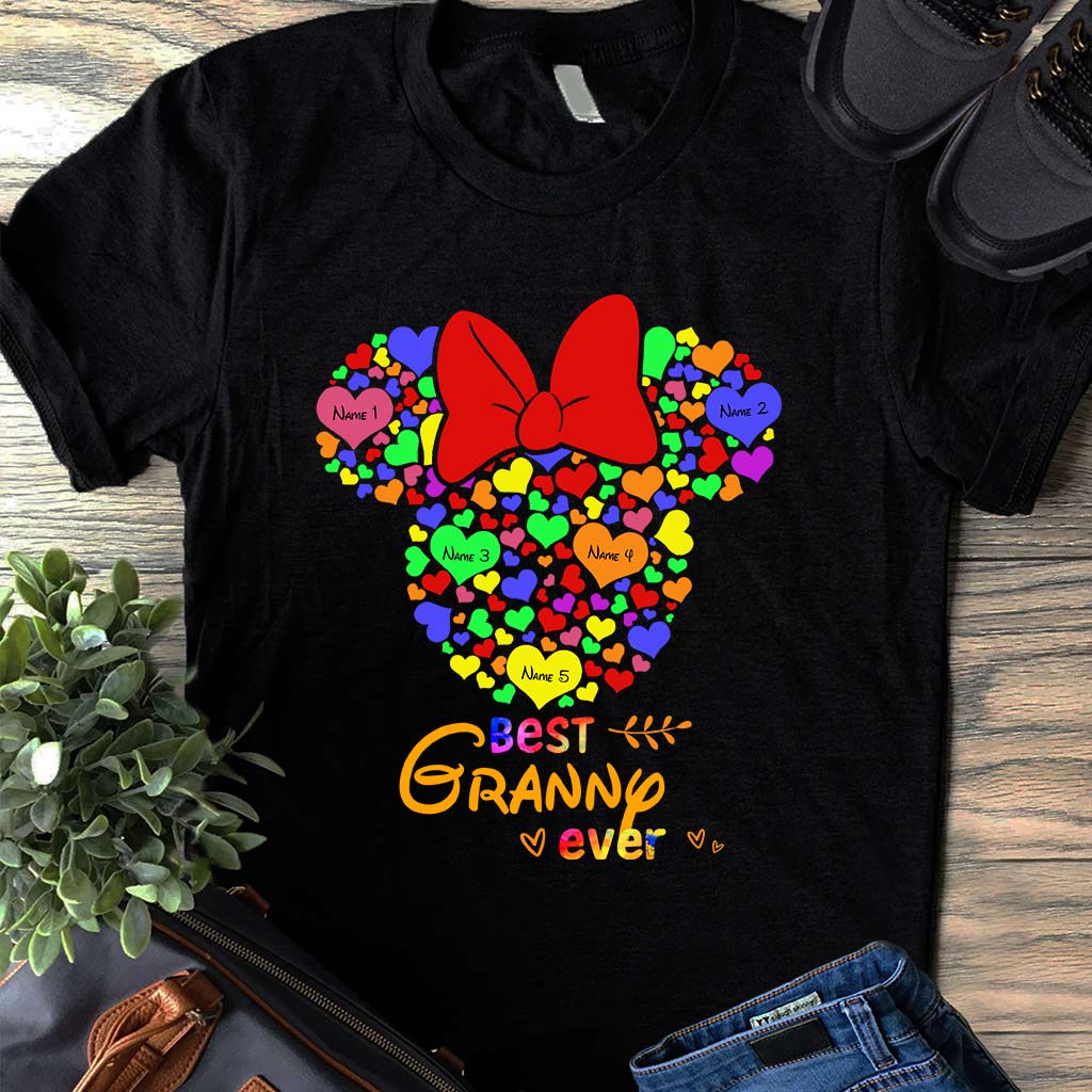 Best Grandma Ever - Personalized Mother's Day Mouse T-shirt and Hoodie