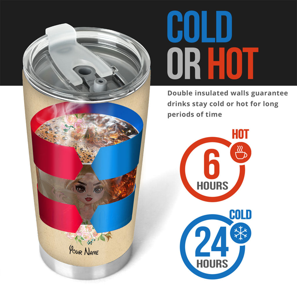 Mouse Ears And Book Kind Of Girl - Personalized Tumbler