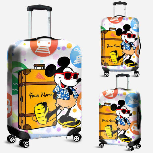 Summer Is Calling - Personalized Mouse Luggage Cover