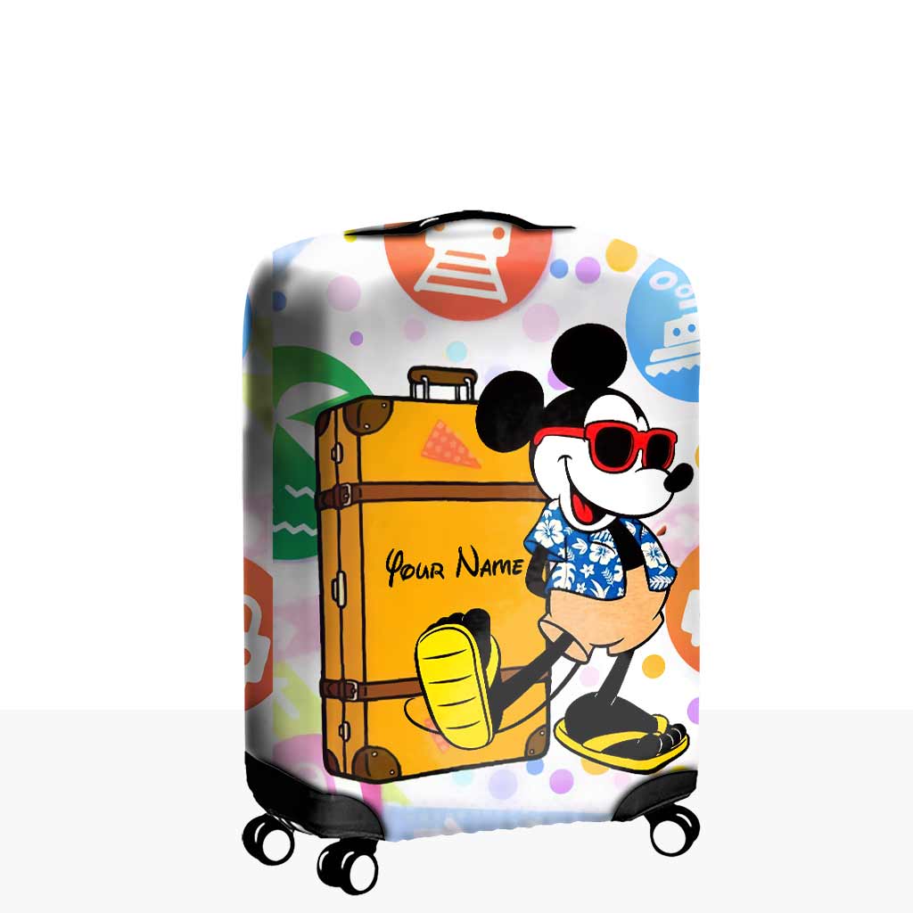 Summer Is Calling - Personalized Mouse Luggage Cover