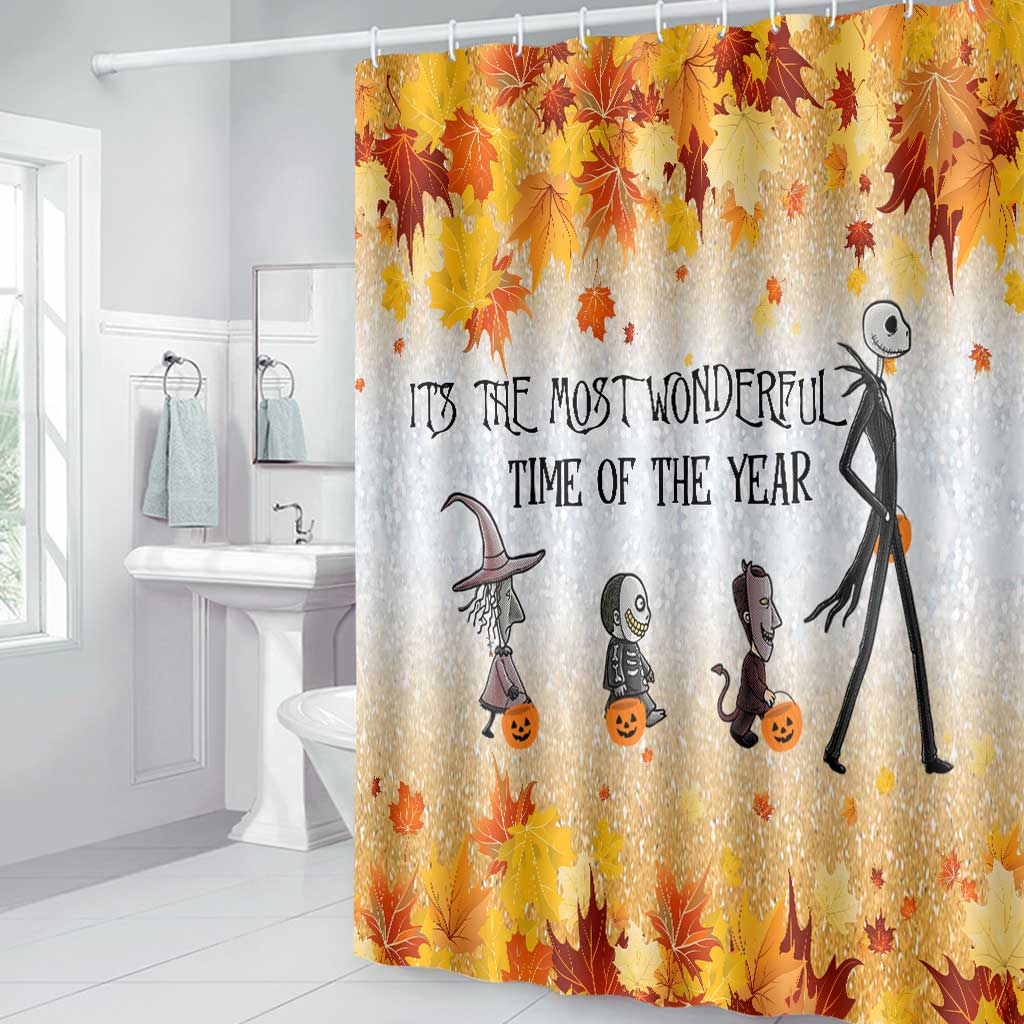 It's The Most Wonderful Time - Nightmare Bathroom Curtain & Mats Set